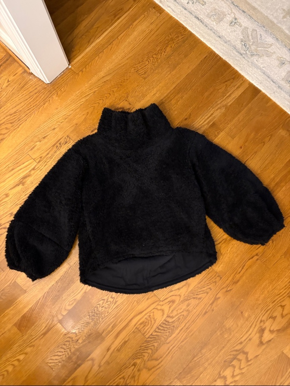 lululemon athletica Black Fuzzy Pullover
